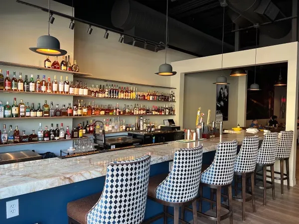 Churchill's cigar bar lounge seating and atmosphere